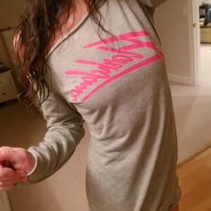 Flash Dance retro long sweater